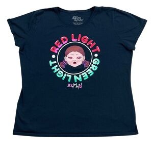 Netflix Squid Game T-Shirt XXXL Red Light Green Light Doll Graphic Tee Unisex